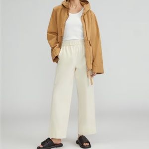 NEW NWT Everlane The Easy pants bone beige color size 2